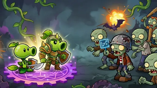 Plant Merge: Zombie War - free online game
