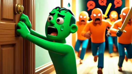Knock and Run. 100 Doors Escape - free online game