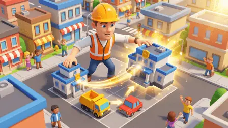 Merge Items Build City - free online game