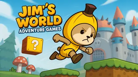 Jim's World: Adventure Games - free online game