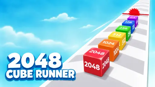 2048 Cube Runner: 3D Merge - free online game