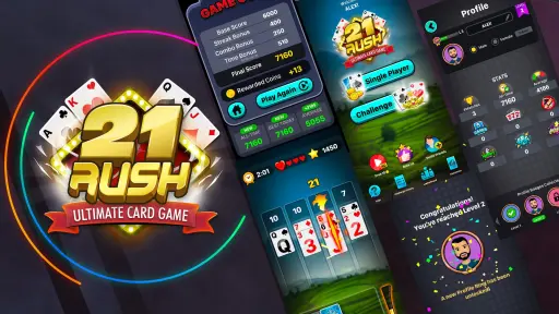 21 Rush - Ultimate Card Game - free online game