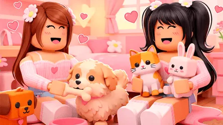 My Pet Care Salon: Obby Dress-Up 3D - free online game