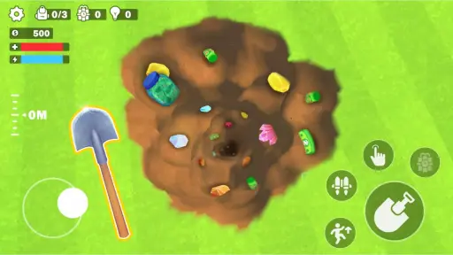 Backyard Dig Hole 3D Simulator - free online game
