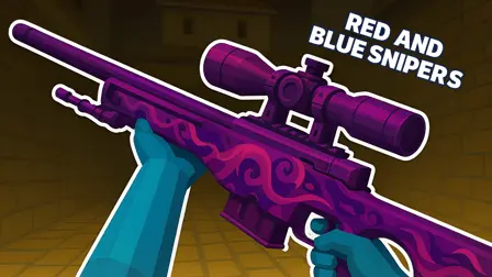 Red and Blue Snipers - free online game
