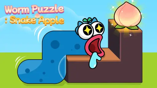 Worm Puzzle Snake Apple - free online game