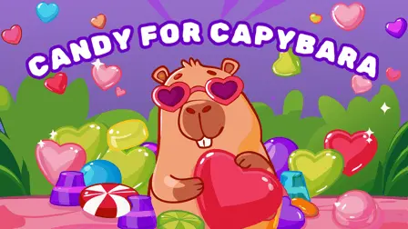 Candy for capybara - free online game