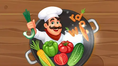 Cooking Letters - Word Search - free online game