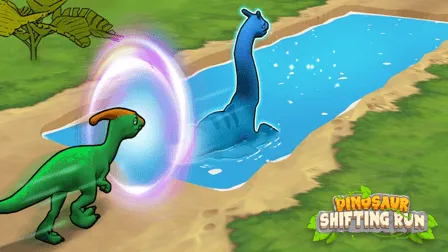 Dinosaur Shifting Run - free online game