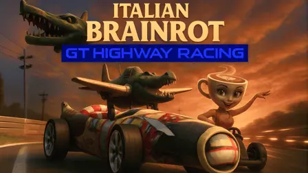 Italian Brainrot GT Highway Racing - free online game