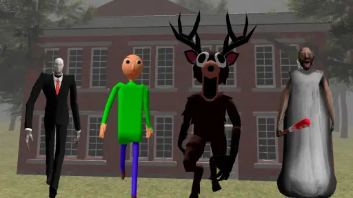 Asylum: Baldi Granny Slender - free online game
