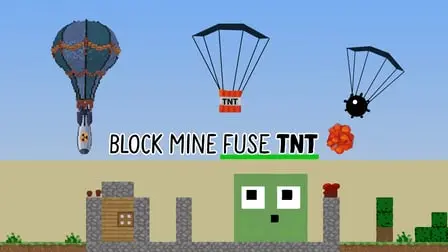 Block Mine Fuse TNT - free online game