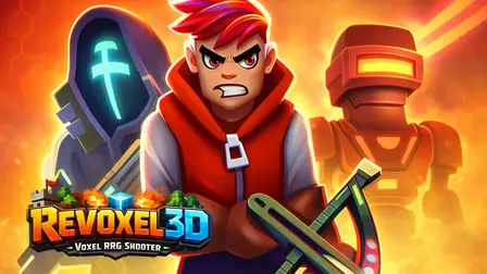 Revoxel 3D - Voxel RPG Shooter - free online game