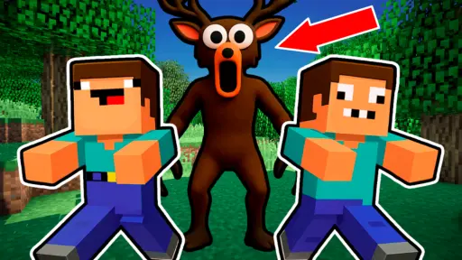 99 Nights in the Forest with Noob and Pro! - free online game