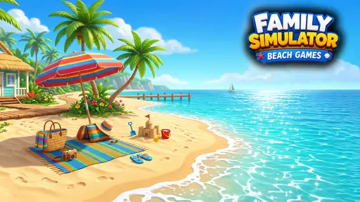 Family Simulator Beach Games - free online game