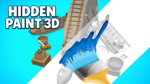 Hidden Paint 3D - free online game