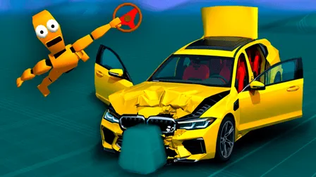 BMG: Ragdoll Car Race - free online game