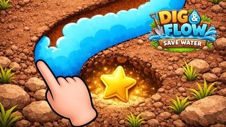 Dig & Flow - Save Water - free online game