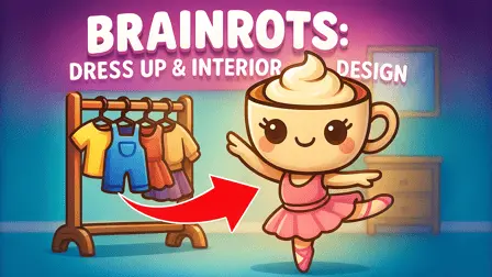 Brainrots: Dress Up & Interior Design - free online game