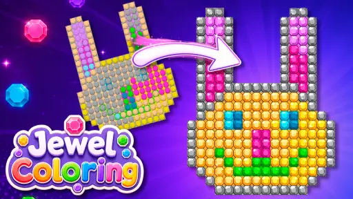 Jewel Coloring - free online game