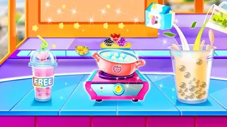 Bubble Tea Cocktail Maker Mix Drinks - free online game