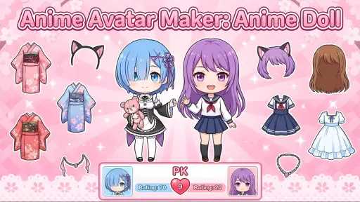 Anime Avatar Maker: Anime Doll - free online game