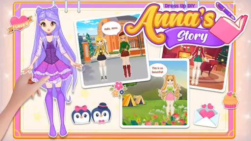 Anna's Story: Dress Up DIY - free online game