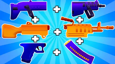 Blocks Shooter 3D! Run, Shoot, Merge Weapons! - free online game