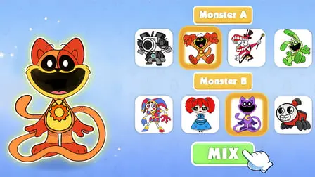Mix Monsters: Fun Merge - free online game