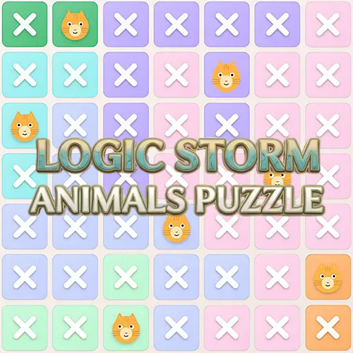 Logic Storm: Animals Puzzle - free online game
