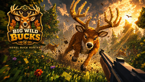 Big Wild Bucks: Voxel Buck Hunter - free online game