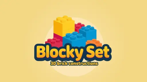 Blocky Set - 3d brick constructions - free online game