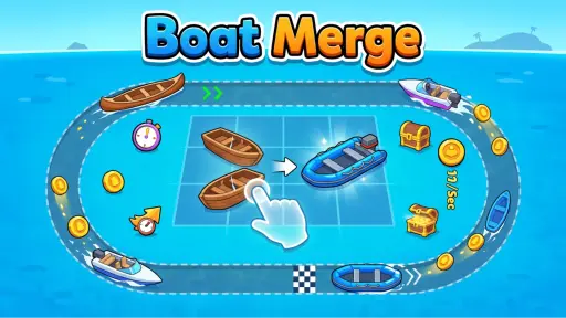 Boat Merge - free online game