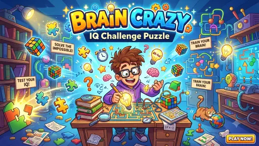 Brain Crazy: IQ Challenge Puzzle - free online game