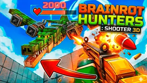 Brainrot Hunters: Shooter 3D - free online game