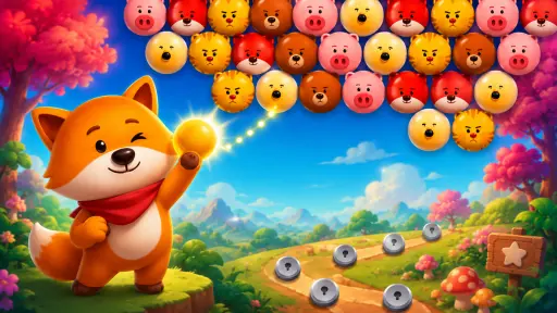 Bubble Foxy - free online game