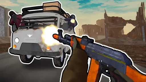 Grandfather Road Chase Realistic Shooter Guns - free online game