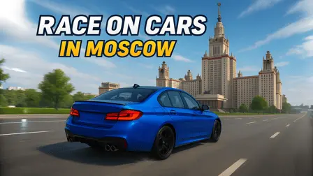 Race On Cars in Moscow - free online game