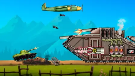 Tank Fury: Boss Battle 2D - free online game