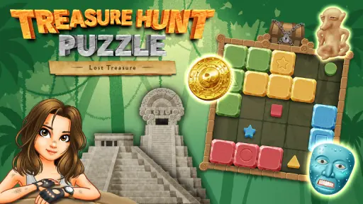 Treasure Hunt Puzzle - free online game