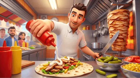 Cooking Shawarma Idle Game - free online game
