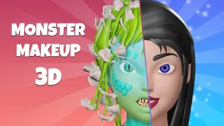 Monster Makeup 3D - free online game