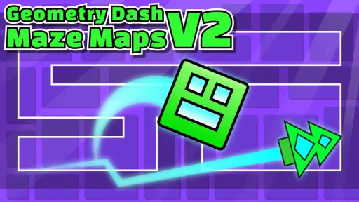 Geometry Dash Maze Maps V2 - free online game