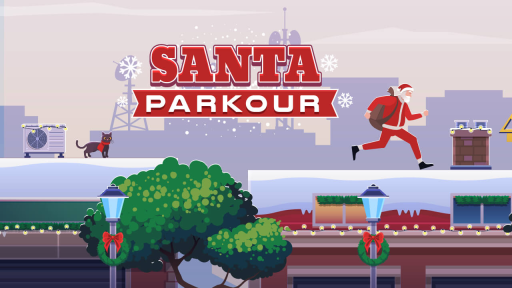 Santa Parkour - free online game