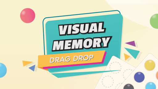 Visual Memory Drag Drop - free online game